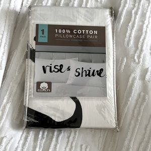 New in package pillow cases. Standard pillows.